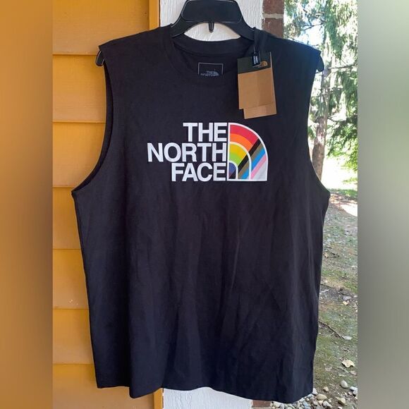 NWT The North Face Pride Tank Top Men's Medium BLACK - Picture 1 of 4